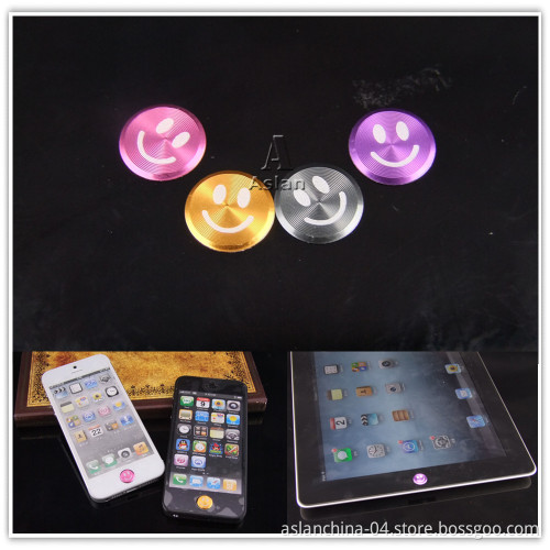 Colorful Aluminum Home Button Sticker for iPhone, iPod, iPad (AA-019-07)